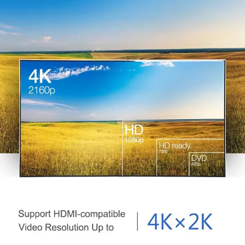 4K DP DisplayPort إلى HDMI محول متوافق DP إلى أنثى HDMI كابل محول فيديو الصوت لكابل جهاز عرض HDTV PC