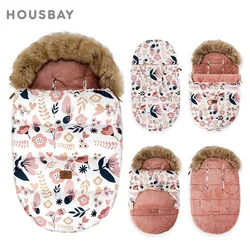 0-24Months Baby Carriage Sack Winter Warm Thicker Envelope For Discharge Stroller Footmuff Universal Pram Cover Accessories