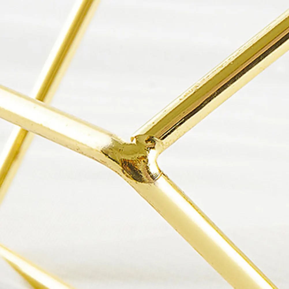 Specchio per trucco rotondo in metallo Specchio da tavolo dorato chiaro per donne domestiche Design compatto e durevole con superficie chiara