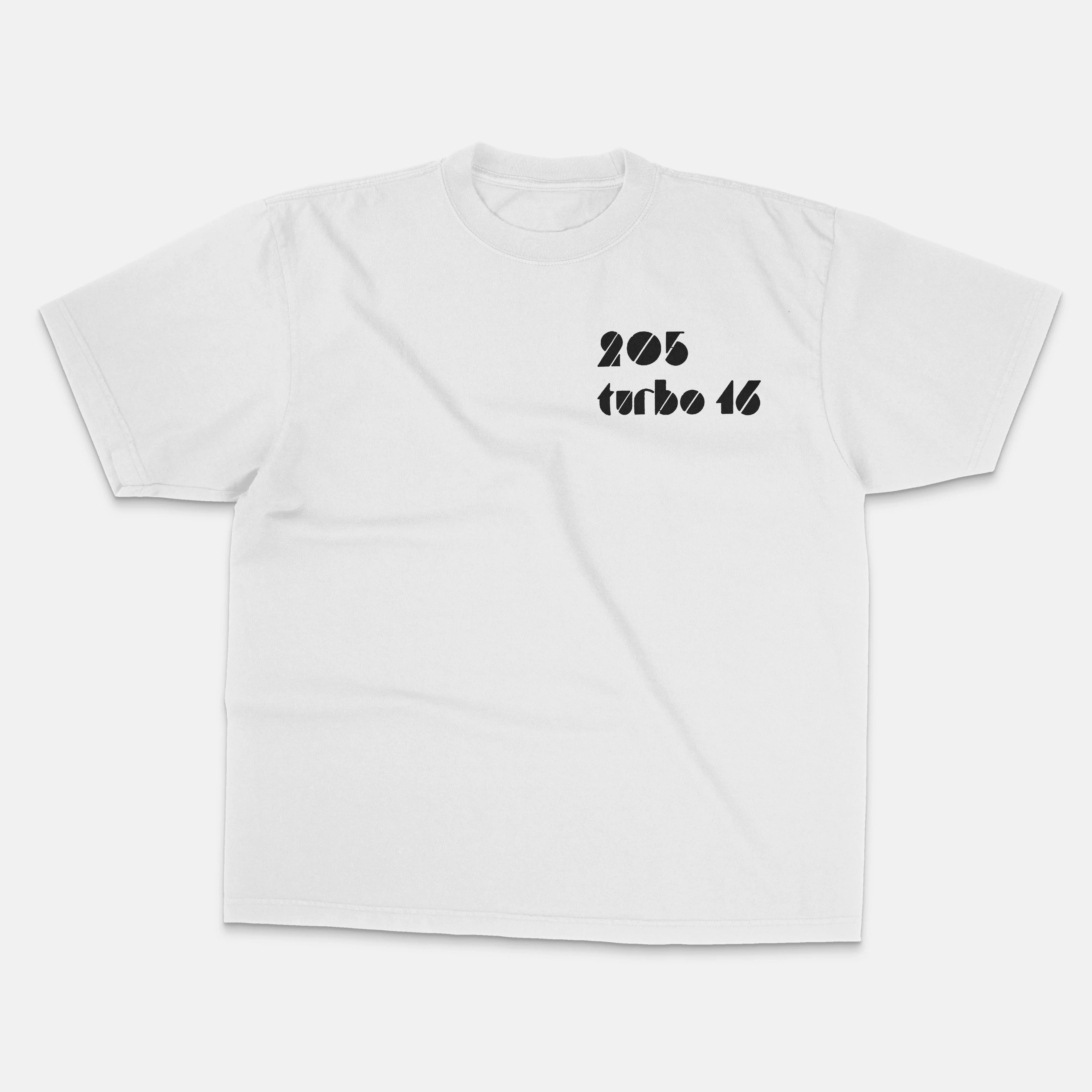 Art WRC Engineering Perspective Aesthetics 205 Turbo 16 JDM Retro Racing T-Shirt Baumwolle Grafik-T-Shirt Herren Damen Sommer Streetwear – Detail 3