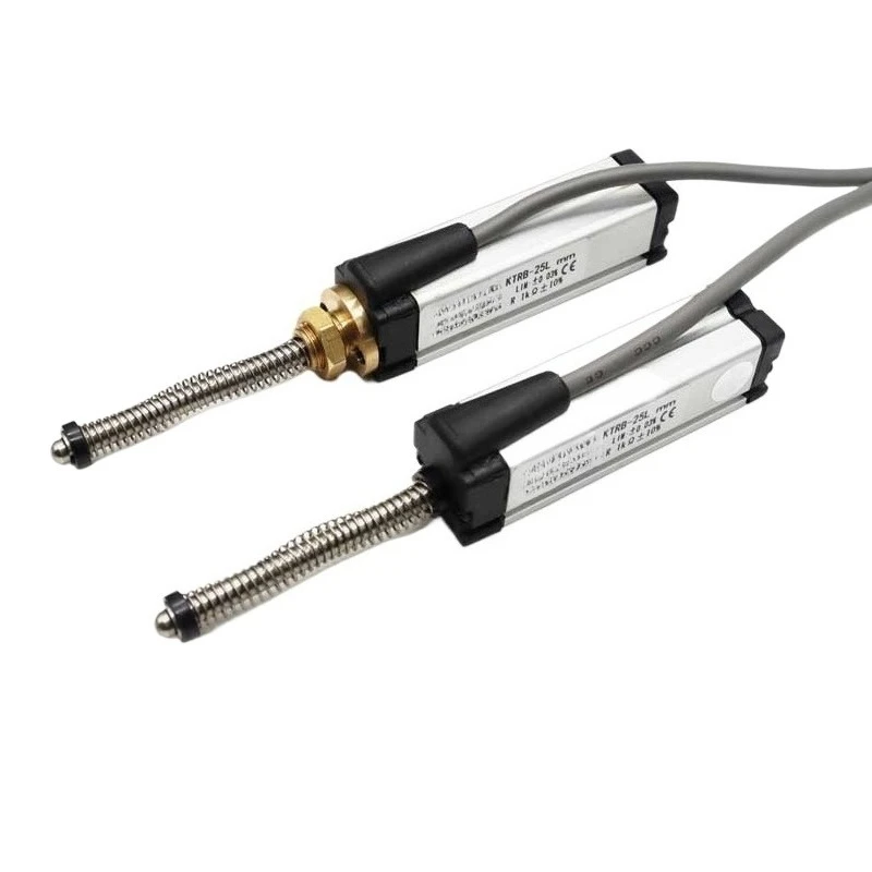 For KTR Miniature Displacement Sensor Miniature Spring Self-reset Self-rebound Electronic Ruler 4-20ma0-10V Rangefinder