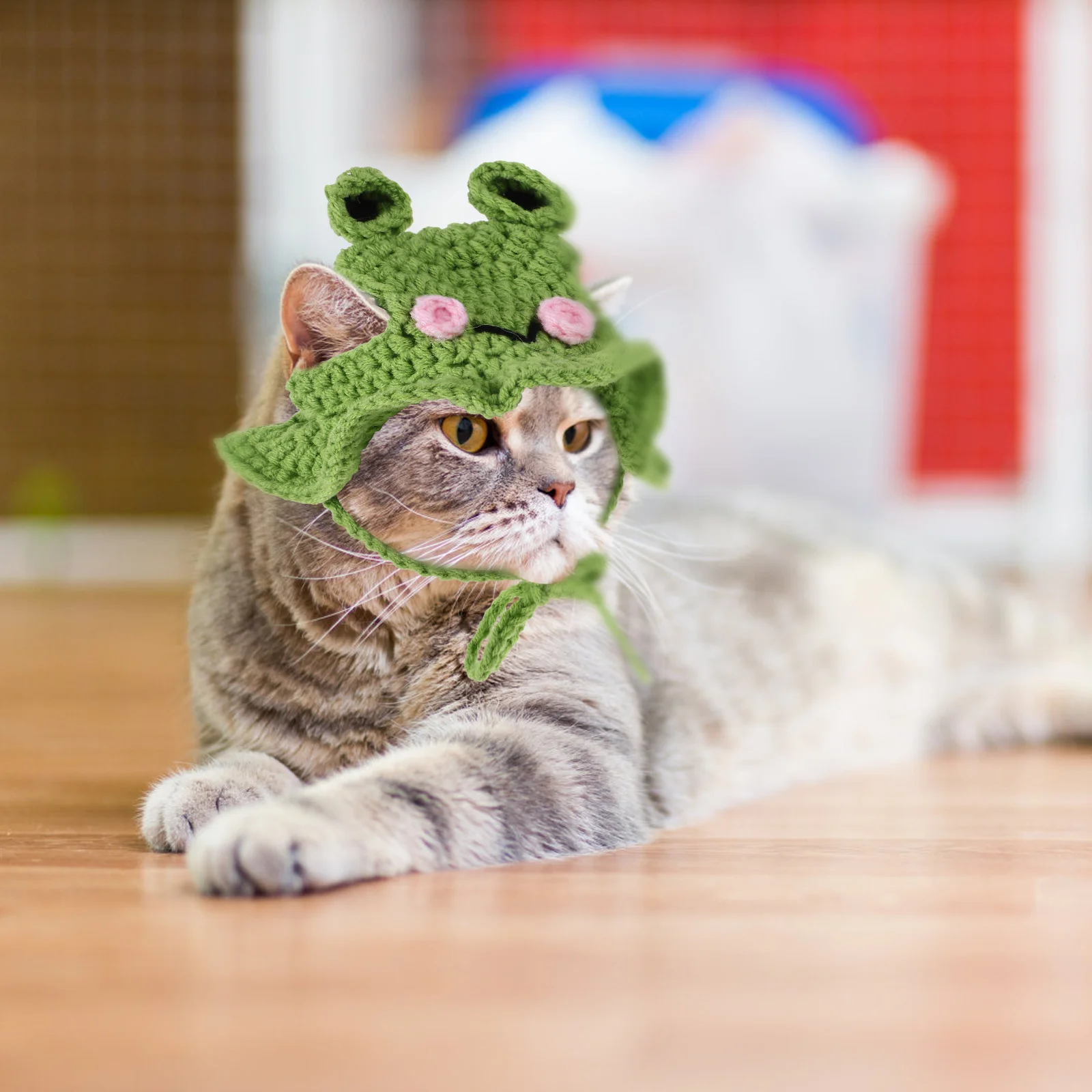 

Cat Hat Adorable Costume Accessories Dog Pet Costumes Hats Party Knitted Headwear