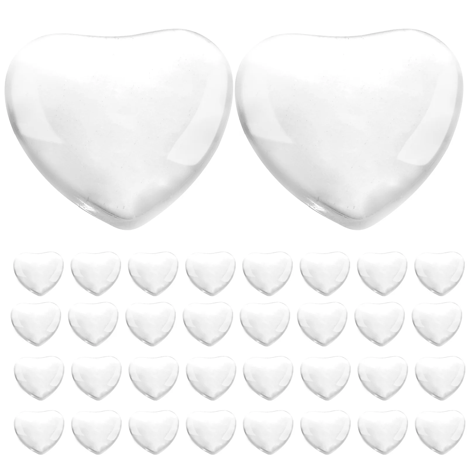 30 pezzi di grafici colorati per unghie in vetro trasparente, perline per visualizzare tonalità polacche, salone, selezione cliente, organizer per strumenti per manicure