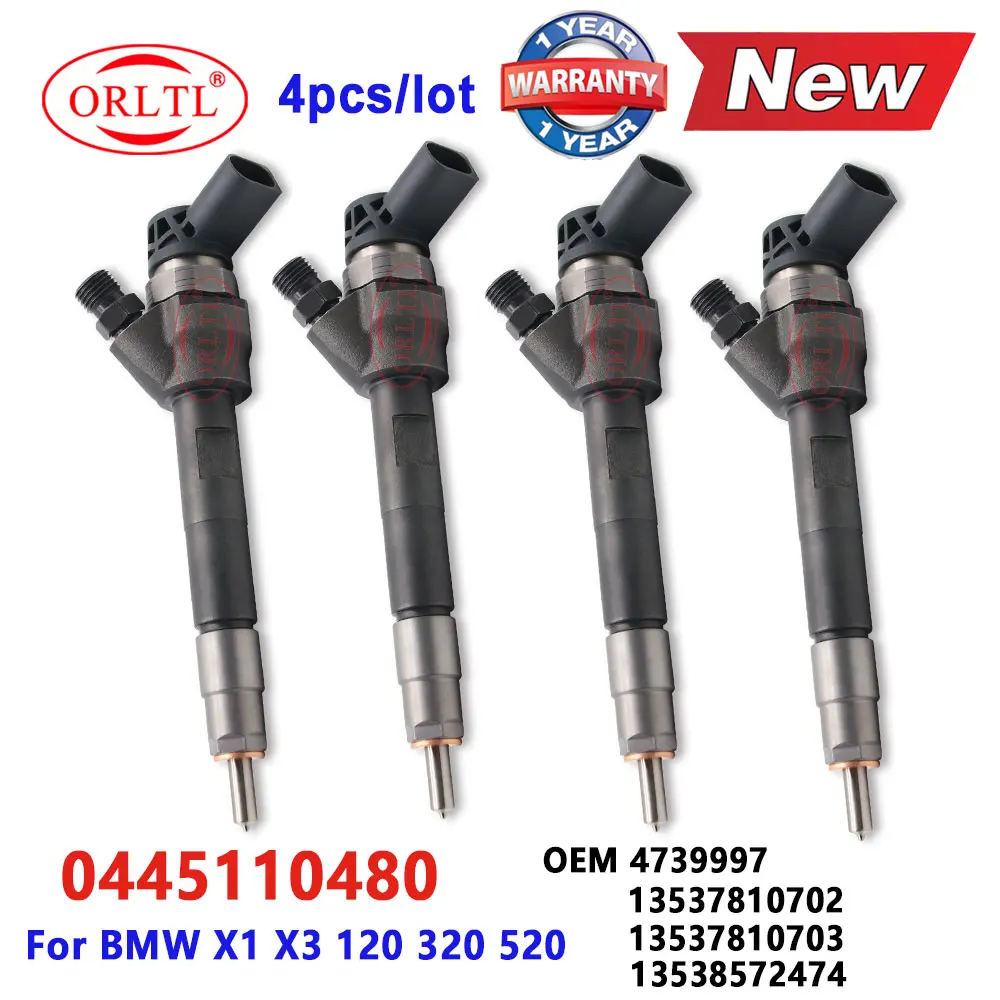 0445110480 Fuel Injectors 0 445 110 480 Common Rail Injector 0445 110 480 for BMW E90 E84 F25 F20 F90 F91 F92 F93 F30 F10 F11