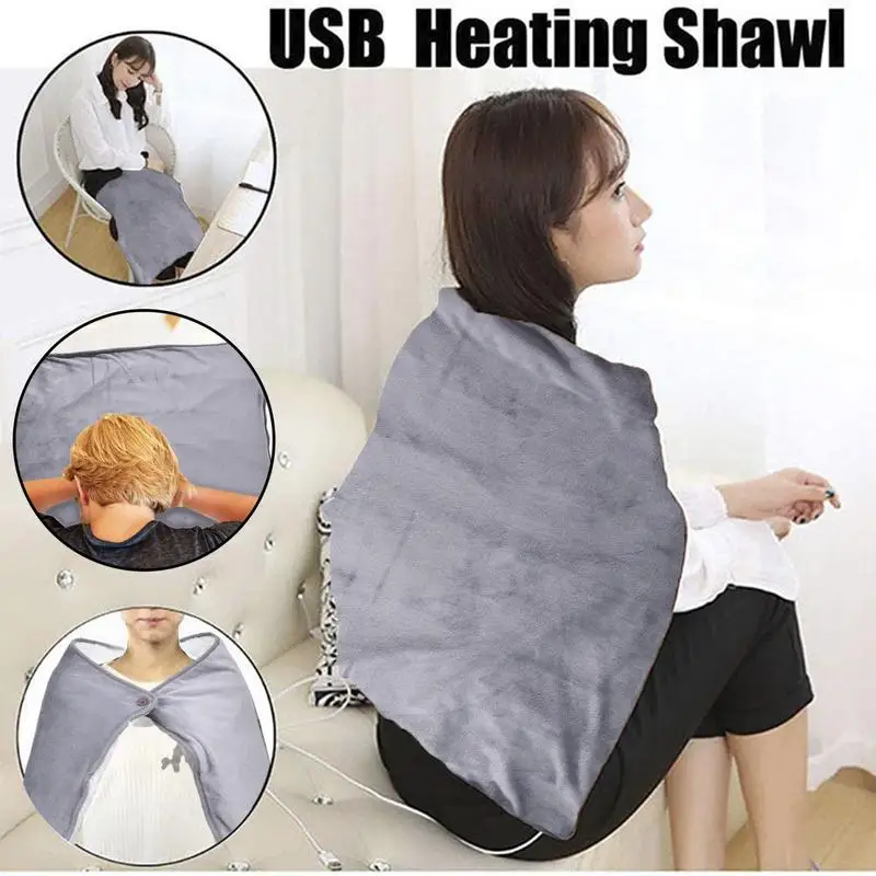 USB Electric Heating Blanket Winter Body Warmer Electric Mattress Thermostat Carpet Warm Heating Shawl for Car Office Home