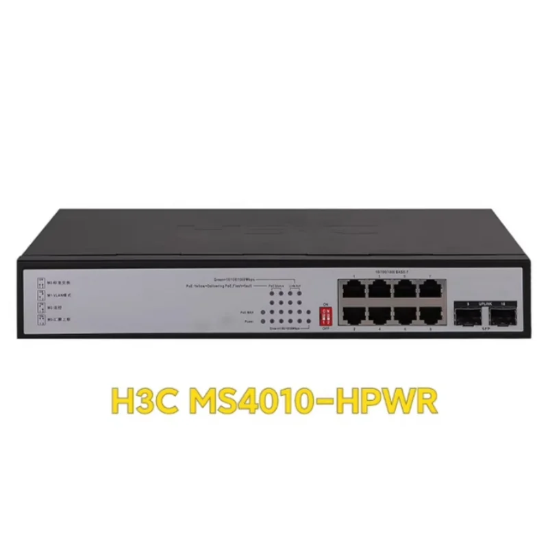 

Совершенно новый оригинальный коммутатор MS4010-HPWR [управление без сети/8 гигабитных электрических портов + 2 гигабитных оптических портов]