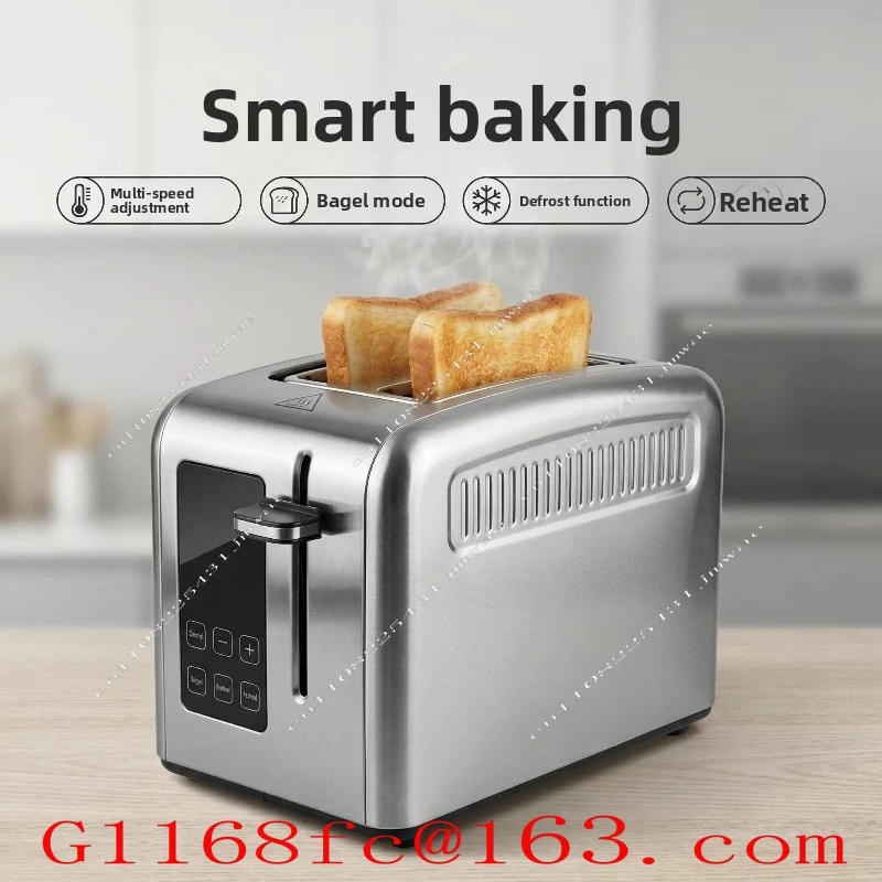 Toaster, Household Toaster, Stainless Steel Stove, Spit Out Driver, Multi Speed Adjustable Baking Breakfast Machine