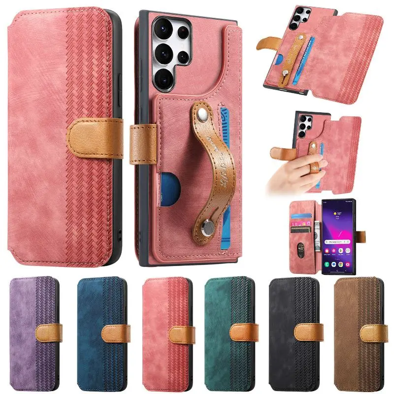 

Magnetic Flip Wallet Card Case Phone Cover For Samsung Galaxy S25 S24 S23 S22 S21 S20 S10 S9 S8 A04 A05s A06 A12 A13 A14 A15 A16