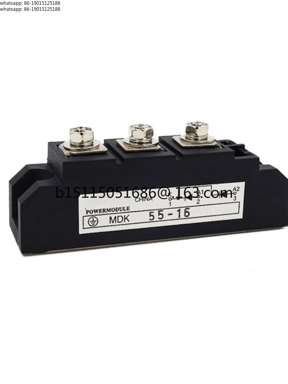 MDK55-16 MDK55A1600V Common Cathode Diode, Rectifier Module, Rectifier