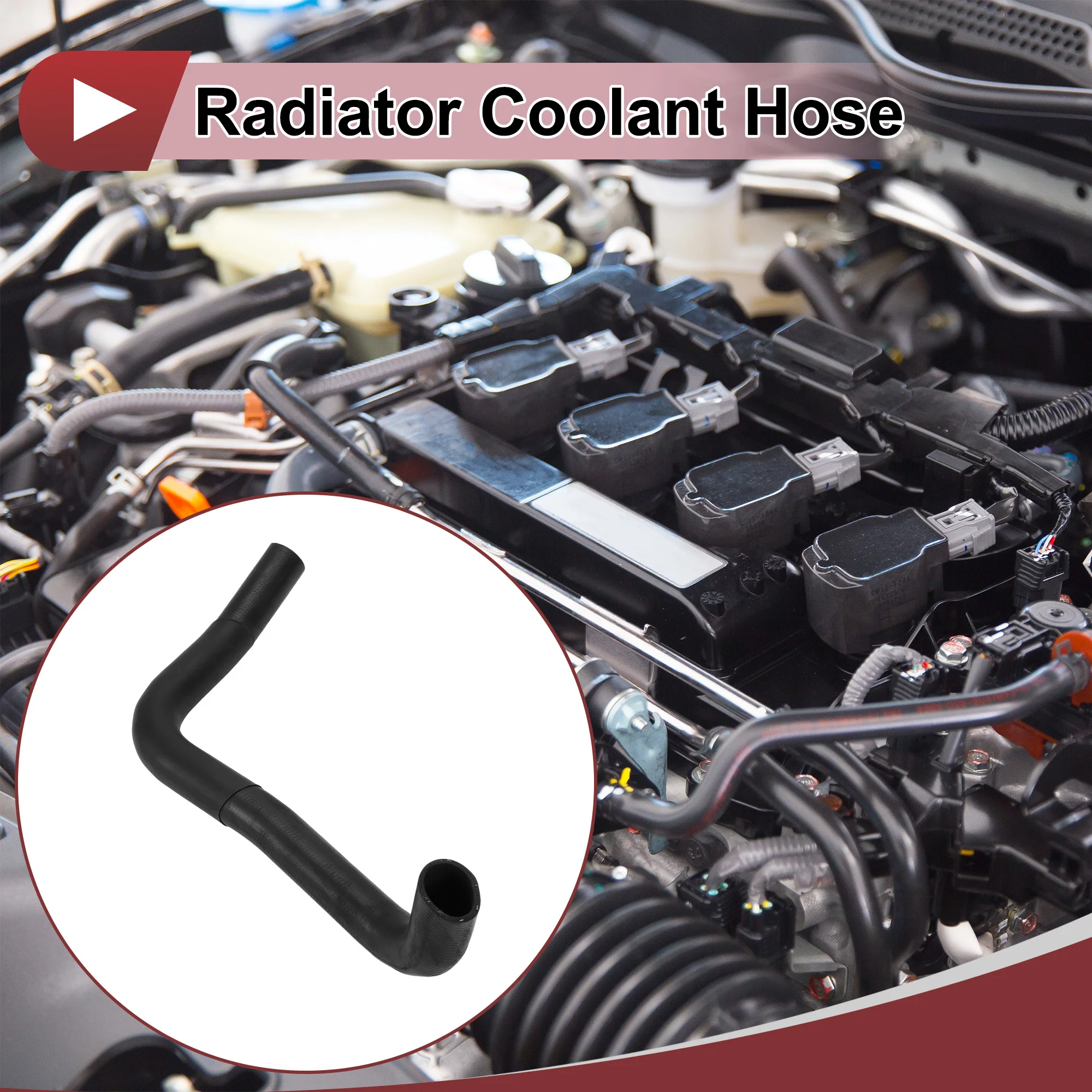 

UXCELL 1 Pcs Radiator Coolant Hose for LEXUS LS400 4.0L 1990-1994 Lower Heater Hose No.1657250020 Black Rubber