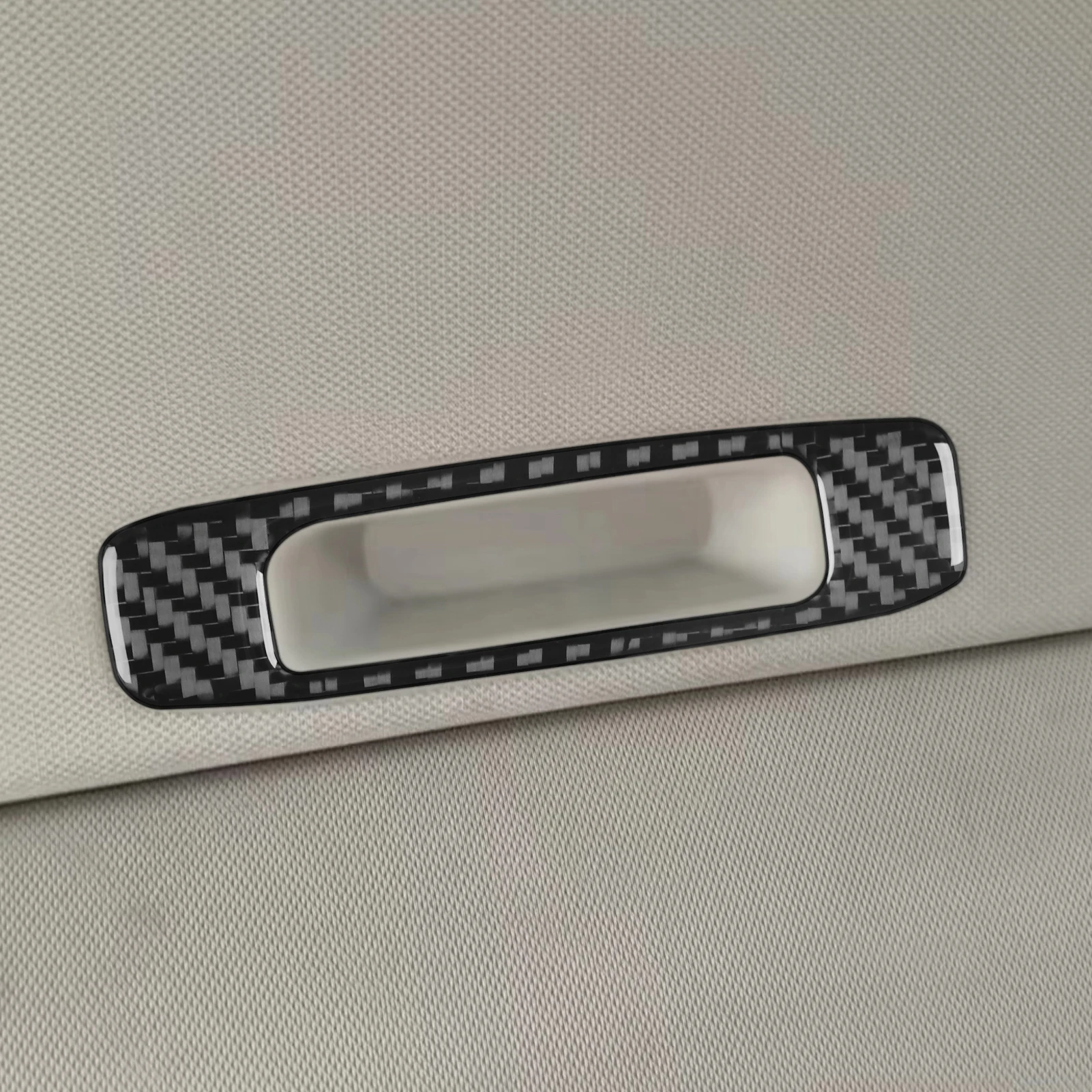 Real Carbon Fiber Car Accessories Sunroof Handle Soft Cover Sticker For Nissan Altima/Teana L33 2013 2014 2015 2016 2017 2018