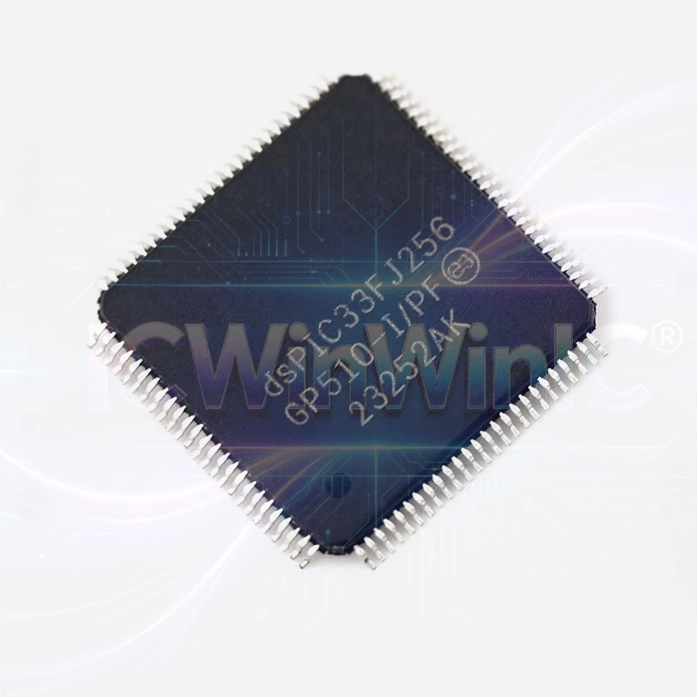 5PCS DSPIC33FJ256GP510A-I/PF 24LC512-I/SN TC1412NEOA PIC16LF1933T-I/SS PIC18F8525-I/PT BTM7710GP