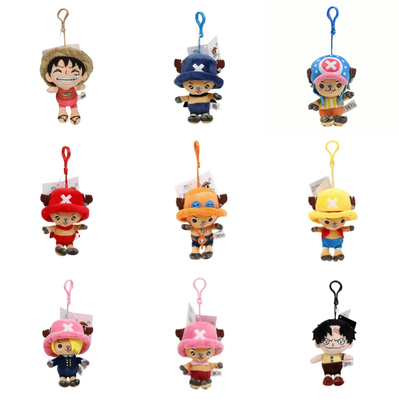 Оригинальный ONE PIECE Monkey D Luffy Tony Tony Chopper, плюшевые игрушки, брелок Ace Vinsmoke Sanji Sabo Peluche, куклы, подвески, подарки для детей