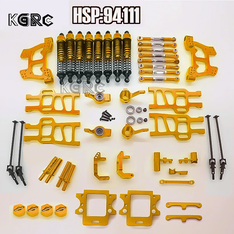 Full Set Metal Upgrade Kit For 1/10 RC Car HSP 94108 94111