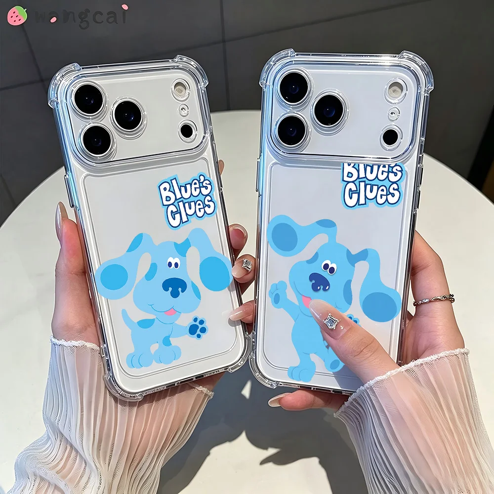 Coque de téléphone anti-choc motif dessin animé Blue's Clues pour Xiaomi Redmi 14C 13C 12C K50 K40 Note 14 13 12 11 10 9S A1 A2 A5 Pro Plus 4G 5G