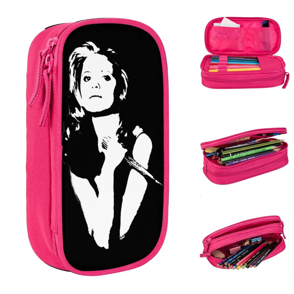 Buffys The Vampires Slayers Spike مقلمة كبيرة صندوق رصاص صبي فتاة قماش جمالي العودة إلى المدرسة مقلمة لوازم