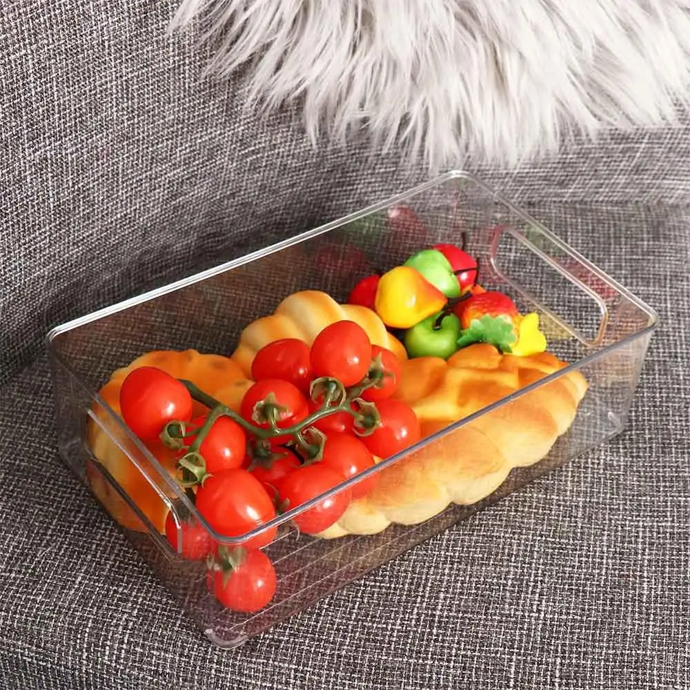 

Makeup Container Desktop Storage Box Transparent Waterproof Drawer Organizer Stackable Arcylic Stationary Holder Refrigerator