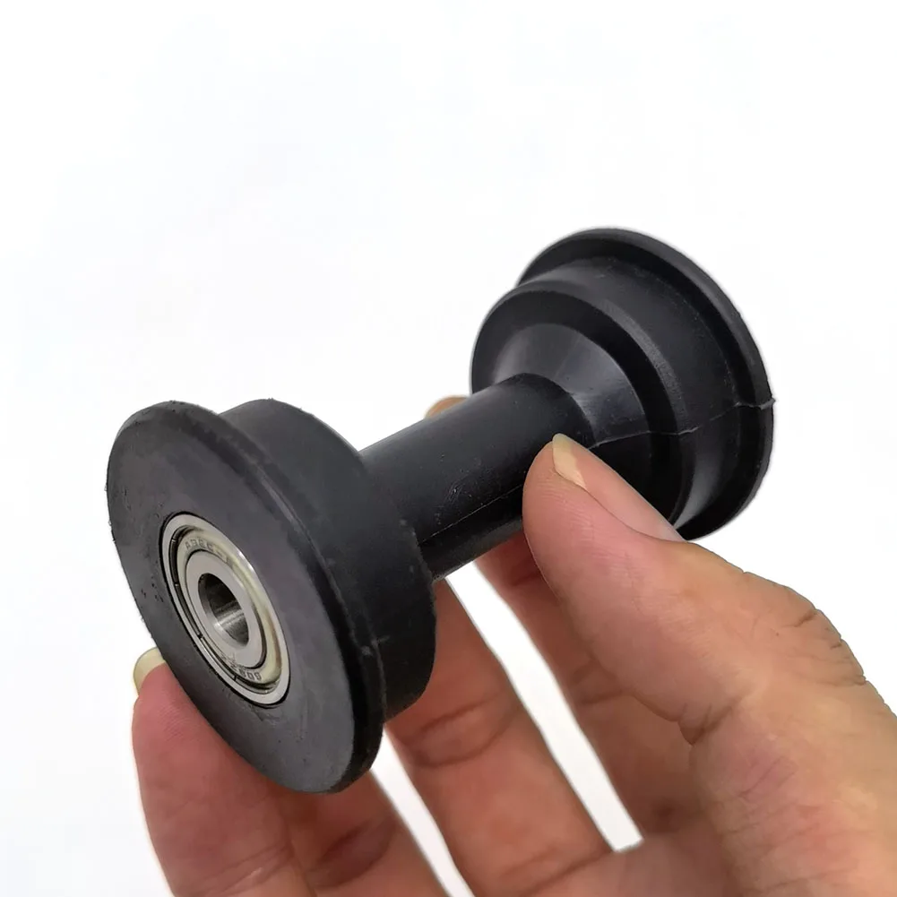 10mm Fitness Equipment Fitness Machine Pulley Part Black Finish Functional Design Inner Diameter 10mm Length 69mm