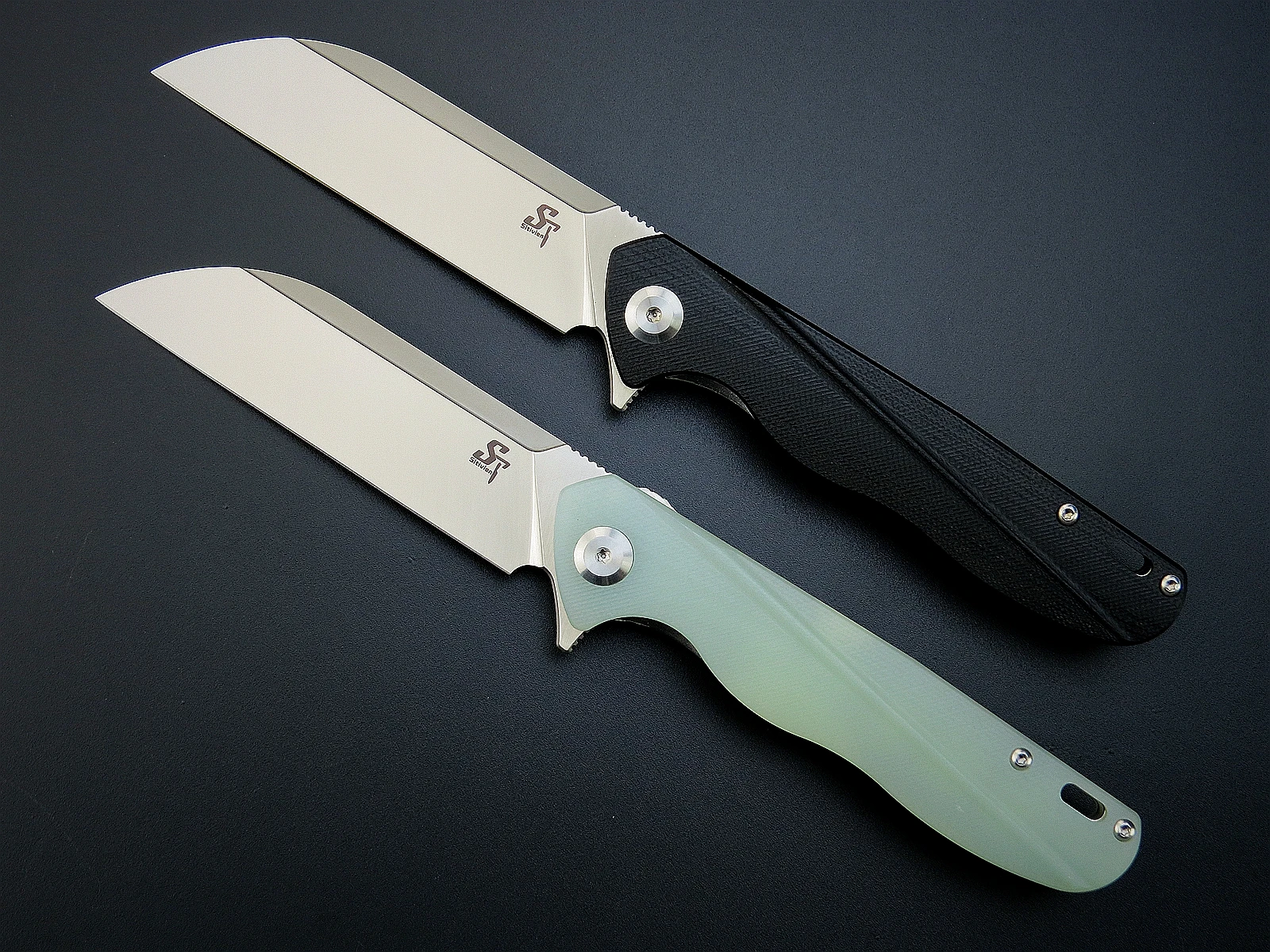 جديد Sitivien ST103 سكاكين الجيب D2 شفرة فولاذية G10/ميكارتا مقبض سكين للفرد للعمل التخييم التنزه بقاء EDC أداة #2