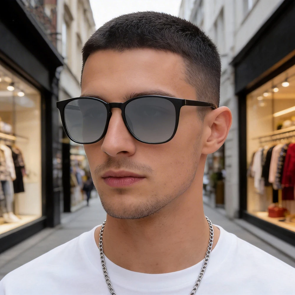 New Square Retro Sunglasses Men Fashion Punk Propionic Pin Sun Glasses Women Punk Outdoor Travel Party Sport Eyewear UV400