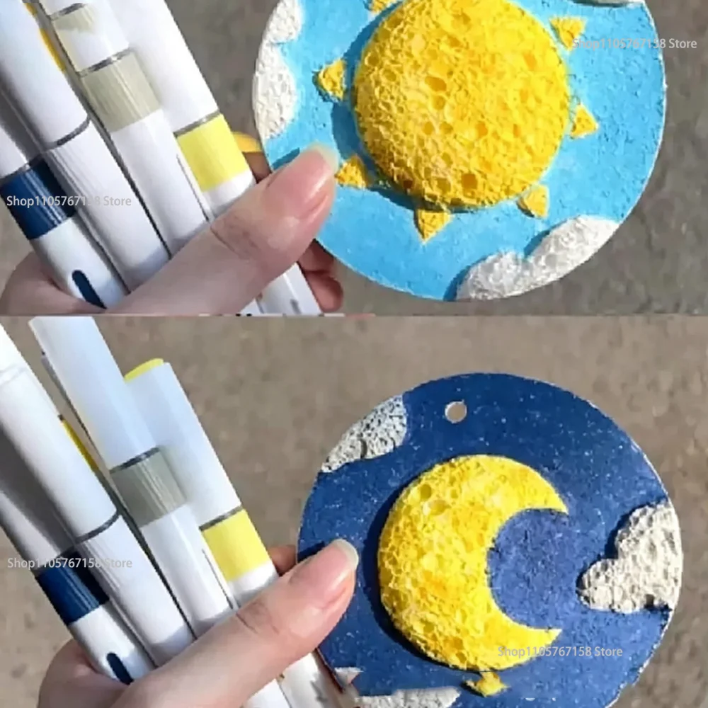 3D Magic Painting Paper Puffy Foam Texture Sponge Canvas Board DIY Drawing Art Educational Craft Supplies Foam Texture Paper
