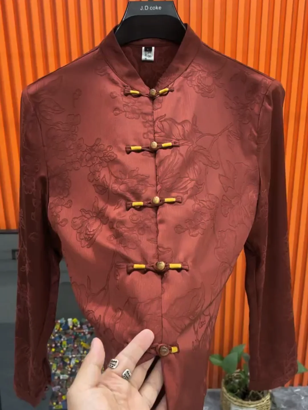 

OK999 Spring Summer New Sle Comfortable Faionable Tang Suit irt with Button Design Versatile Sli Trendy for Youth C...