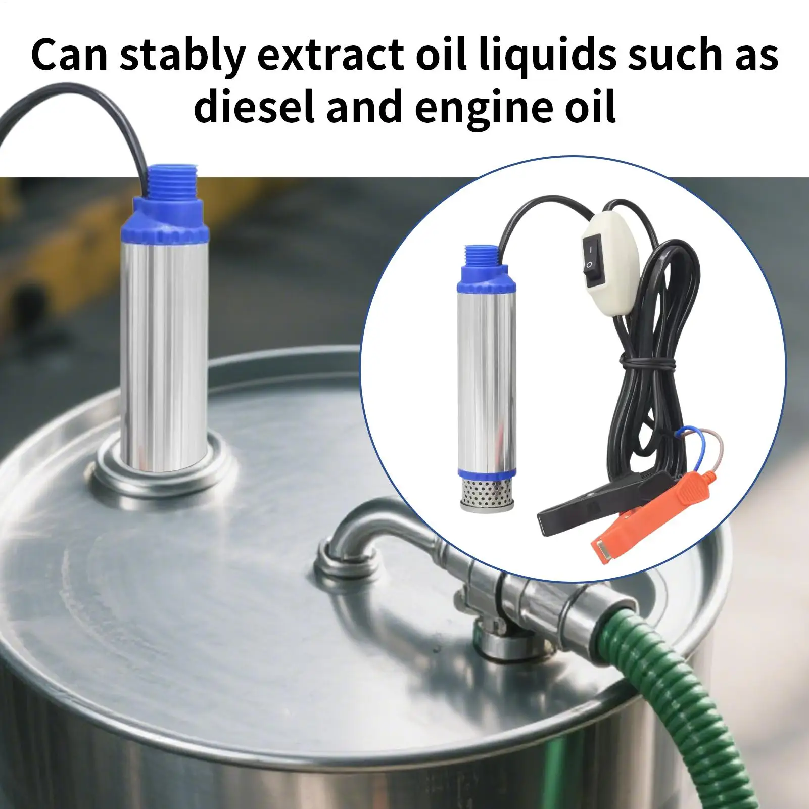 Oil Change Pump Electric Water Extractor Leak-Proof Auto Water Pump For Motorcycle Plumbing Work Marine Car Maintenance Aviation