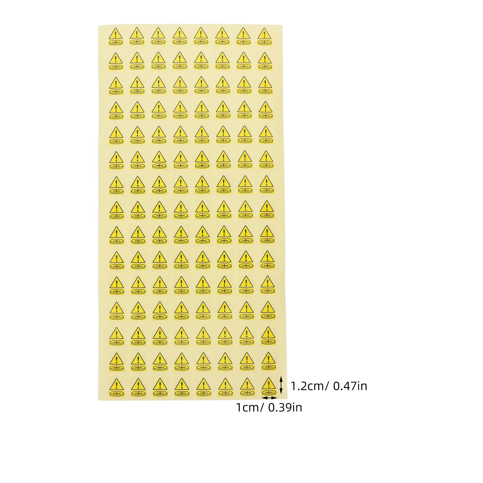 1000Pcs Button Safety Warning Labels Strong Adhesive Caution Stickers Hazard Alerts for Home School Workplace