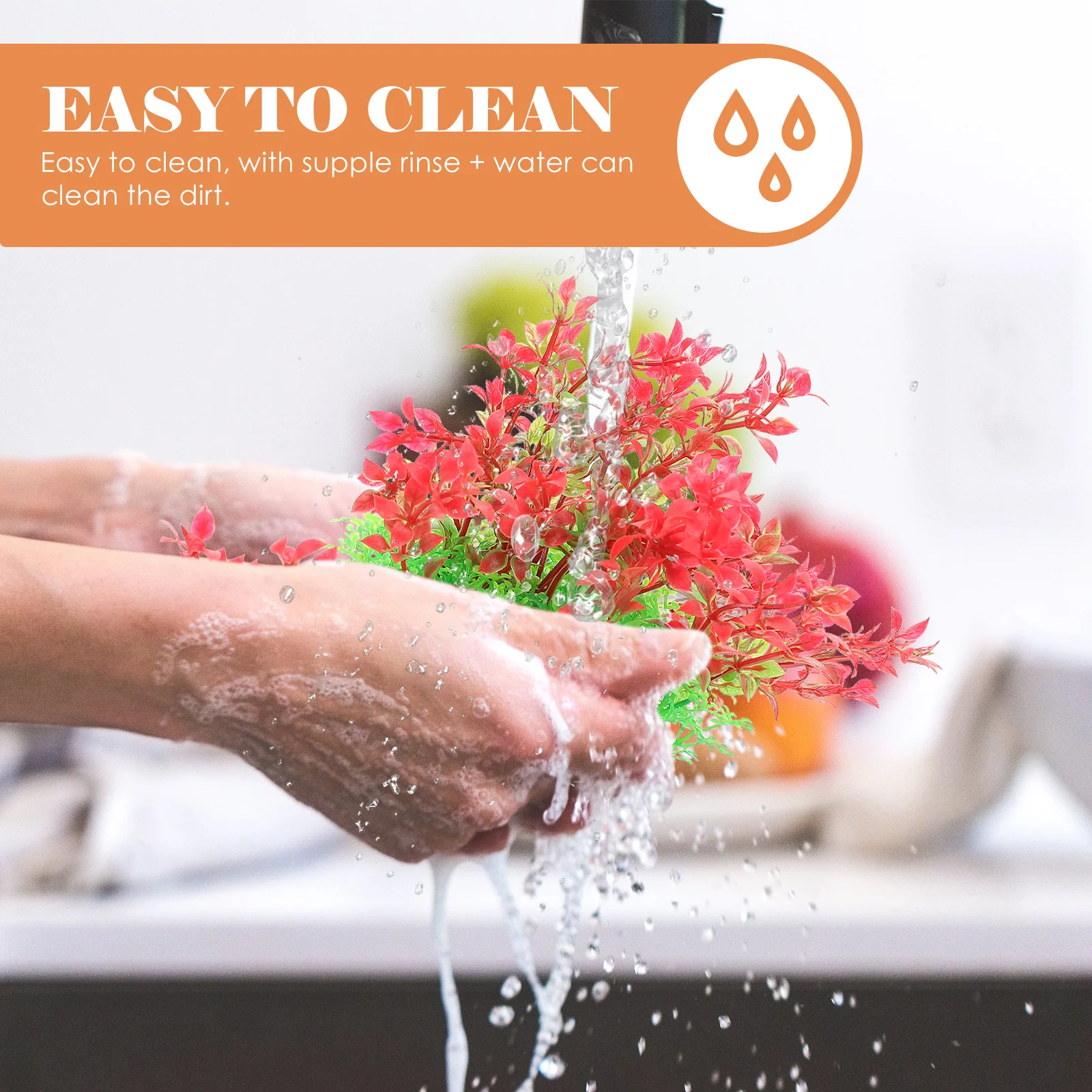 

1Set Simulated Aquatic Plants Kit Realistic Fish Tank Decor for Aquarium Landscape Mountain Setup Lightweight Safe Artificial