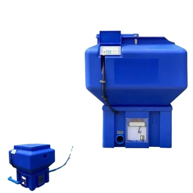 Feeder fish pond automatic, air feed fish pond 360 degree bait machine