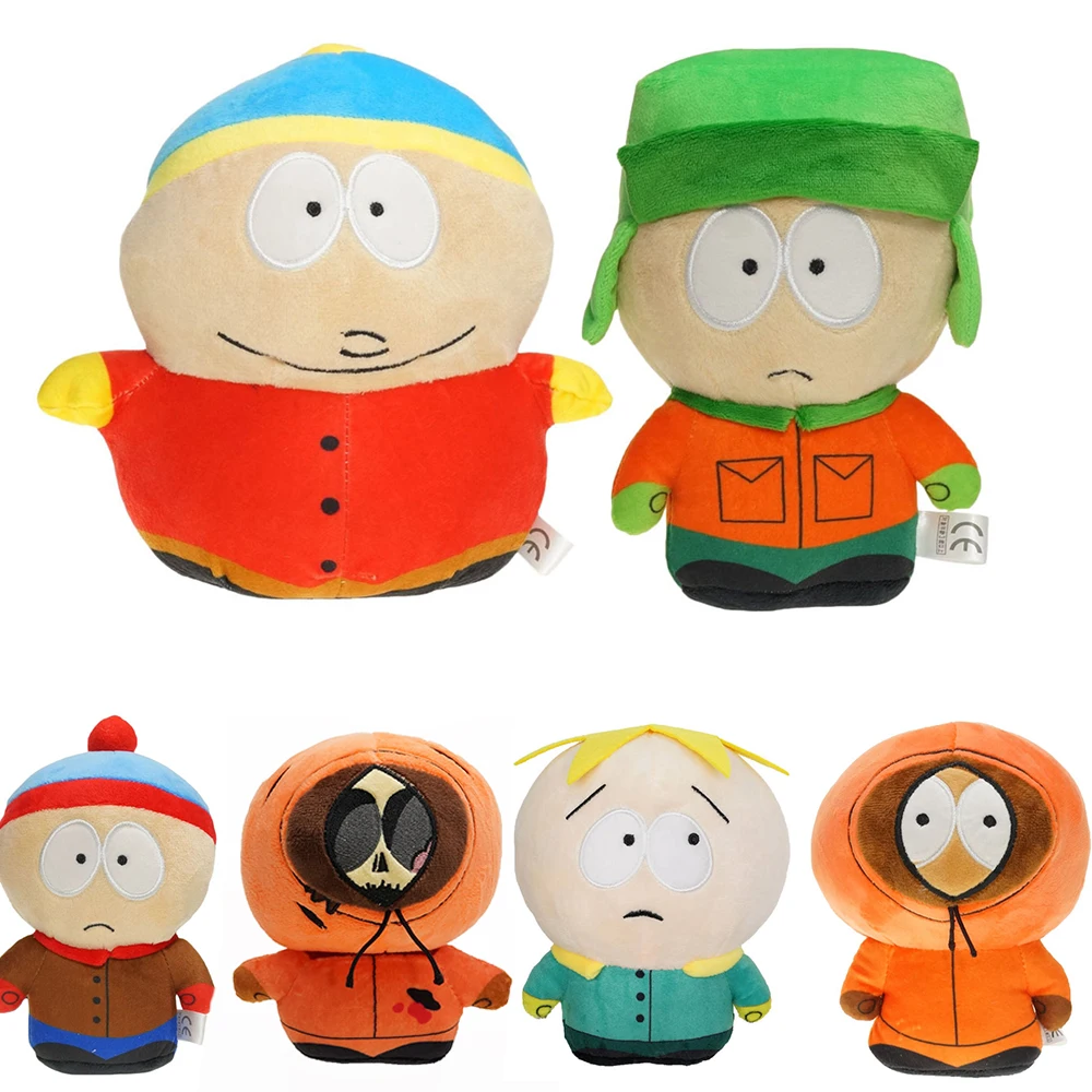 New 20cm SouthParks Plush Toys cartoon Plush Doll Stan Kyle Kenny Cartman Plush Pillow Peluche Toys Children Birthday Gift