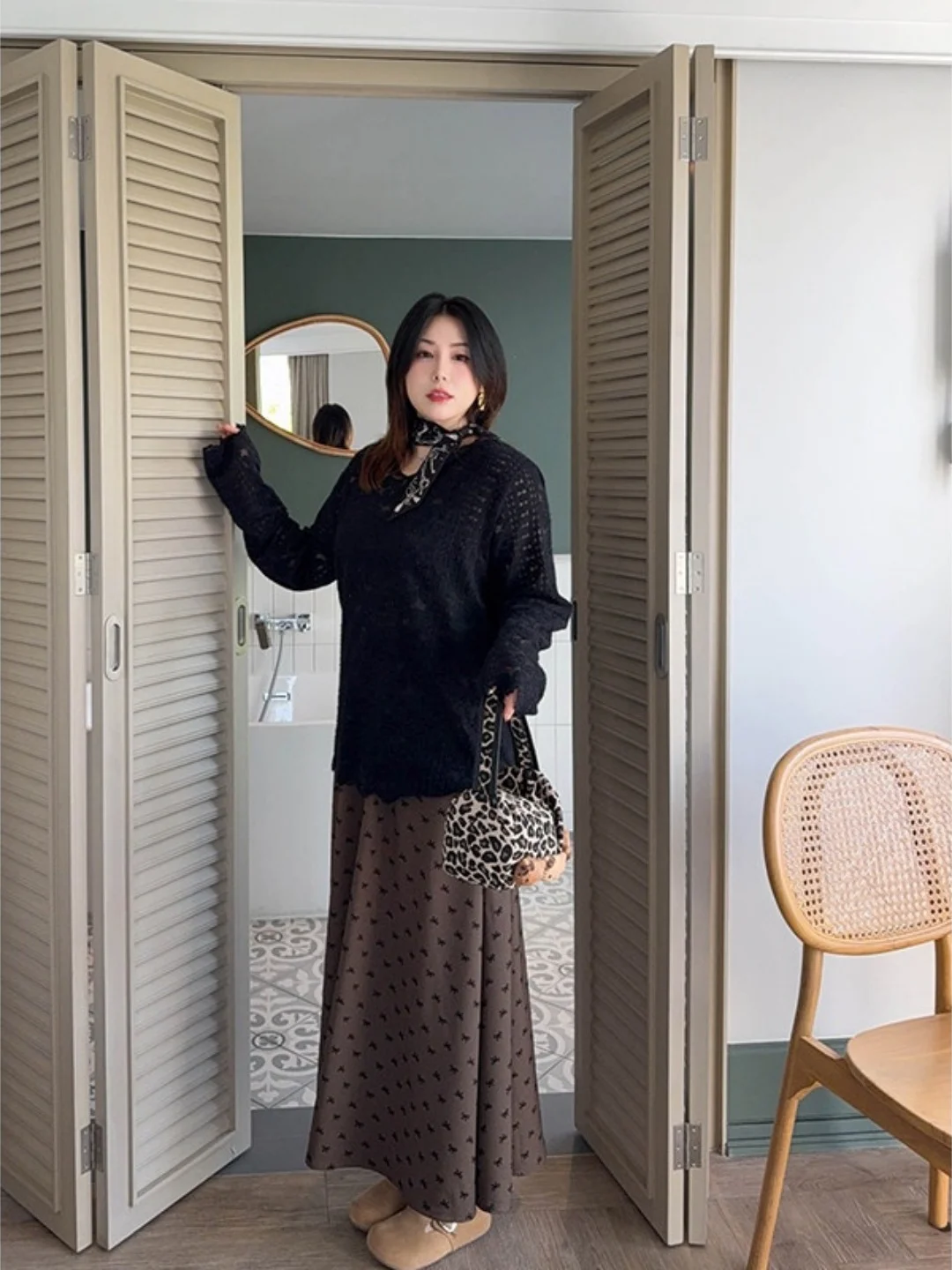 Lace Hollow out Lazy Style Early Autumn Anti-Aging Long Sleeve Hooded Cover up Casual Sweet Style Women's Top for Younger Look