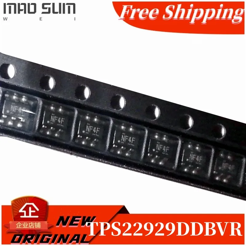 Free Shipping 10PCS~100PCS/LOT TPS22929DDBVR TPS22929DDBVT TPS22929 NF4F SOT23-6 Power Switch ICs - Power Distribution Low In Vl