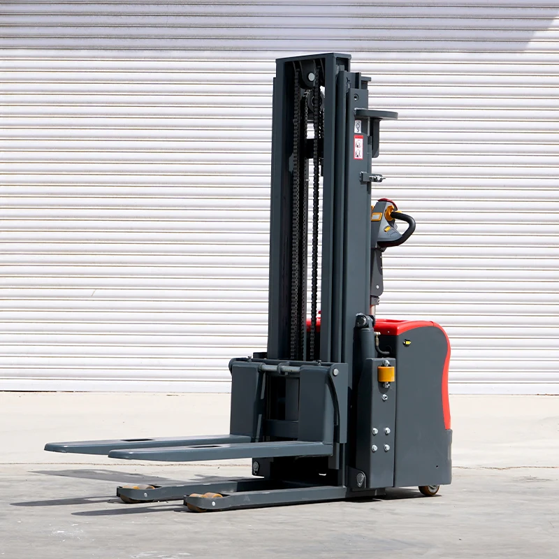 Multi Purpose 1.5Ton 2Ton Pallet Stacker Electric Hot Sales Selflift Stacker Easy to Use in Warehouses Electric Stacker for Sale