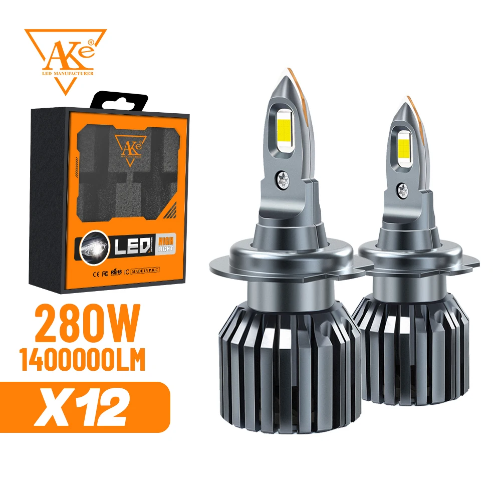 

1400000LM H7 H14 LED Bulbs Headlight 280W for Car Headlamp H1 H11 9005 9006 HB3 HB4 9012 Auto Diode Lamps Canbus No Error 6000K