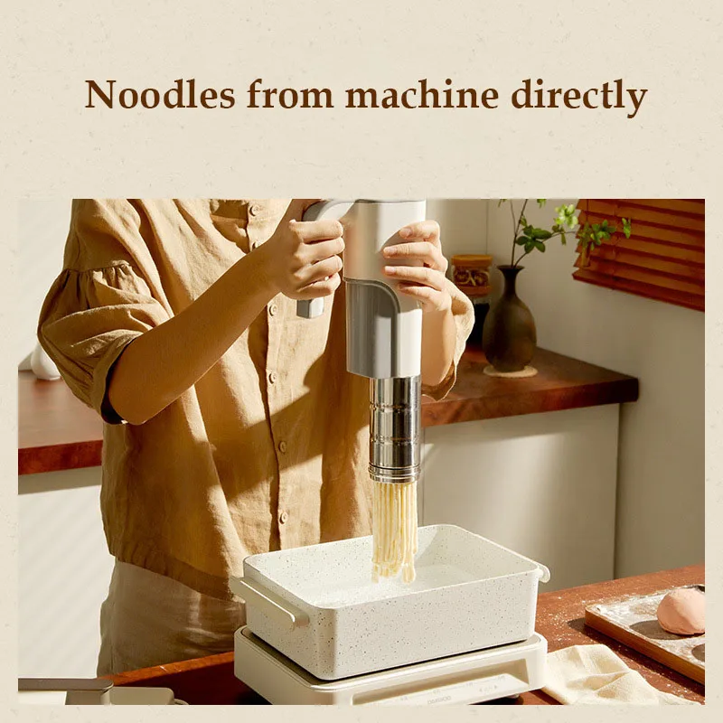 Handheld Noodle Machine Electric  Wireless One Button Control Pasta Makers Automatic Portable Noodle Ramen Machine USB Charging