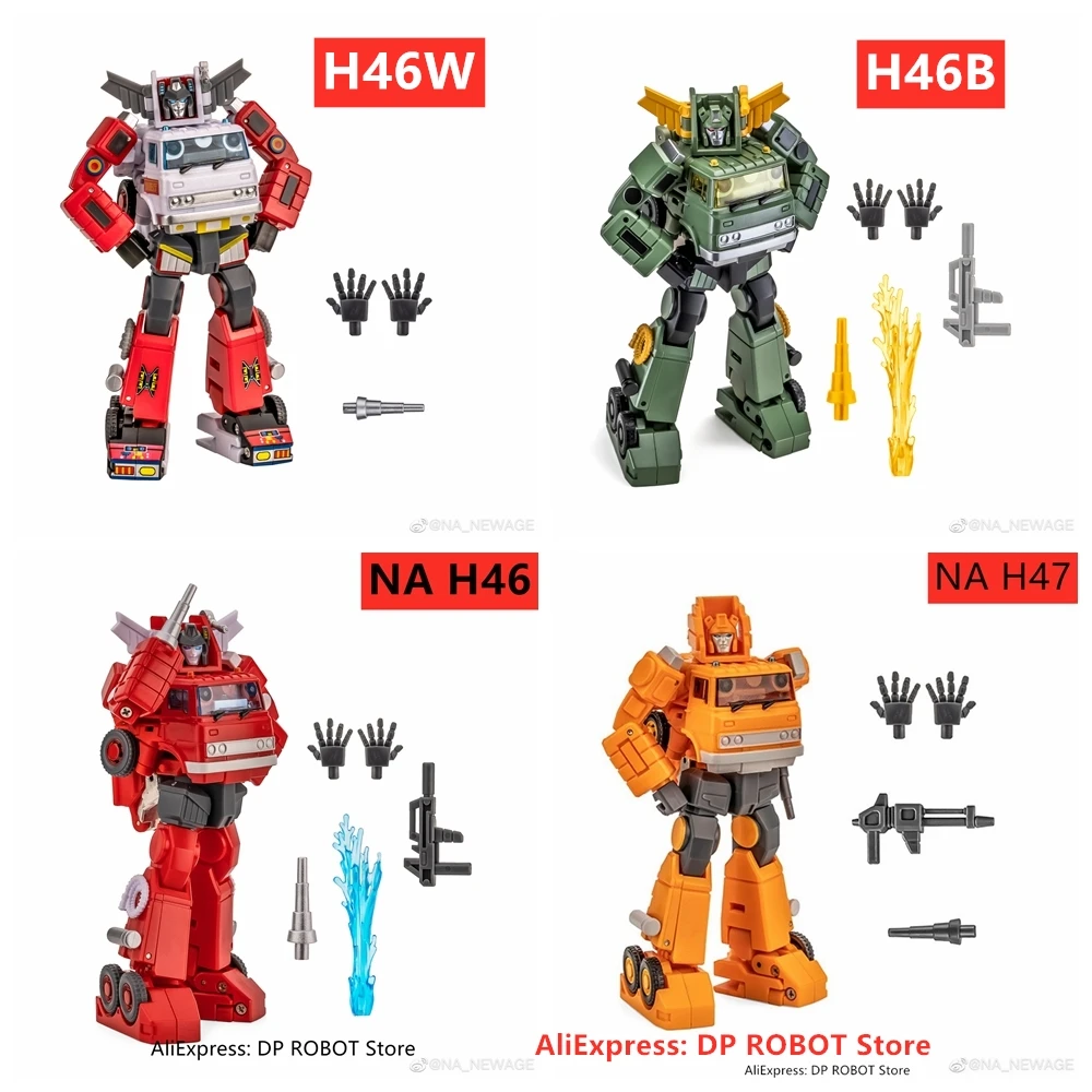 NEW IN STOCK Transformation NewAge NA H46 H47 H46W H46B Wildfire Inferno Backdraft Fire Truck Grapple Daedalus G1 Action Figure