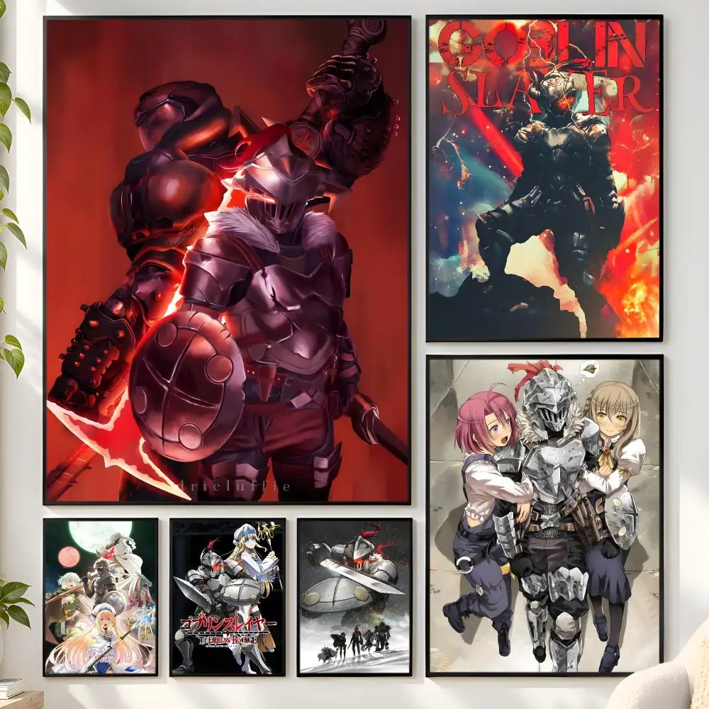 Hot Swordsman Blood Anime Cool Jack Goblin Slayer Poster Matte Wall Peel And Stick Decor Bedroom Living Room Office Dorm Home