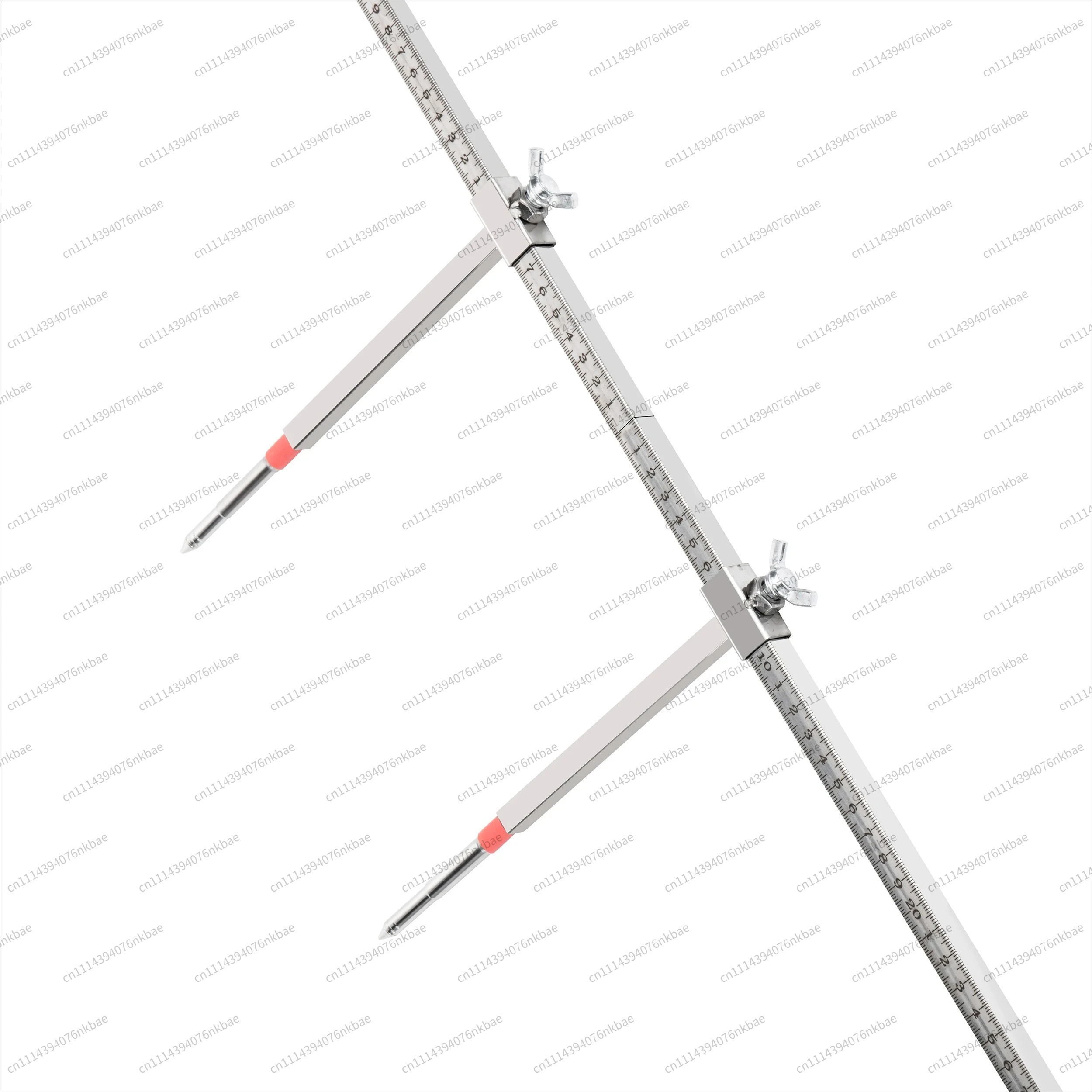 Stainless Steel 2D Measuring Ruler Car Body Beam Calibration Tool Auto Sheet Metal Accident Repair Measuring Instrument