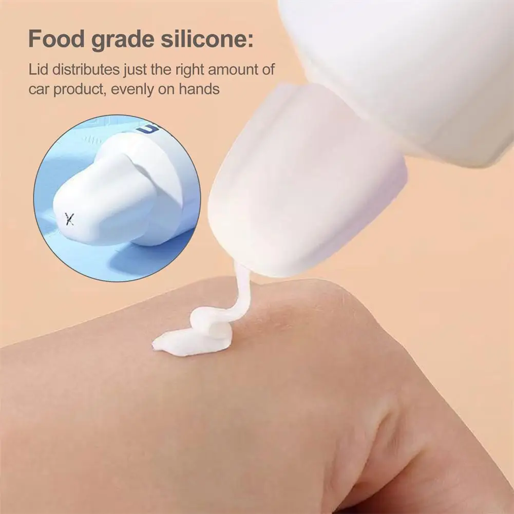 3/6pcs Silicone Toothpaste Cap Self-sealing Toothpaste Dispenser Supplies Pump Tooth Squeezer Paste Bathroom Saver Toothpaste