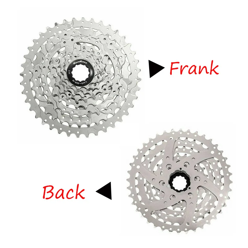 SUNRACE MTB 8 speed cassette wide ratio 11-32T/40T/42T mountain bike cassette ultralight bicycle freewheel bike part