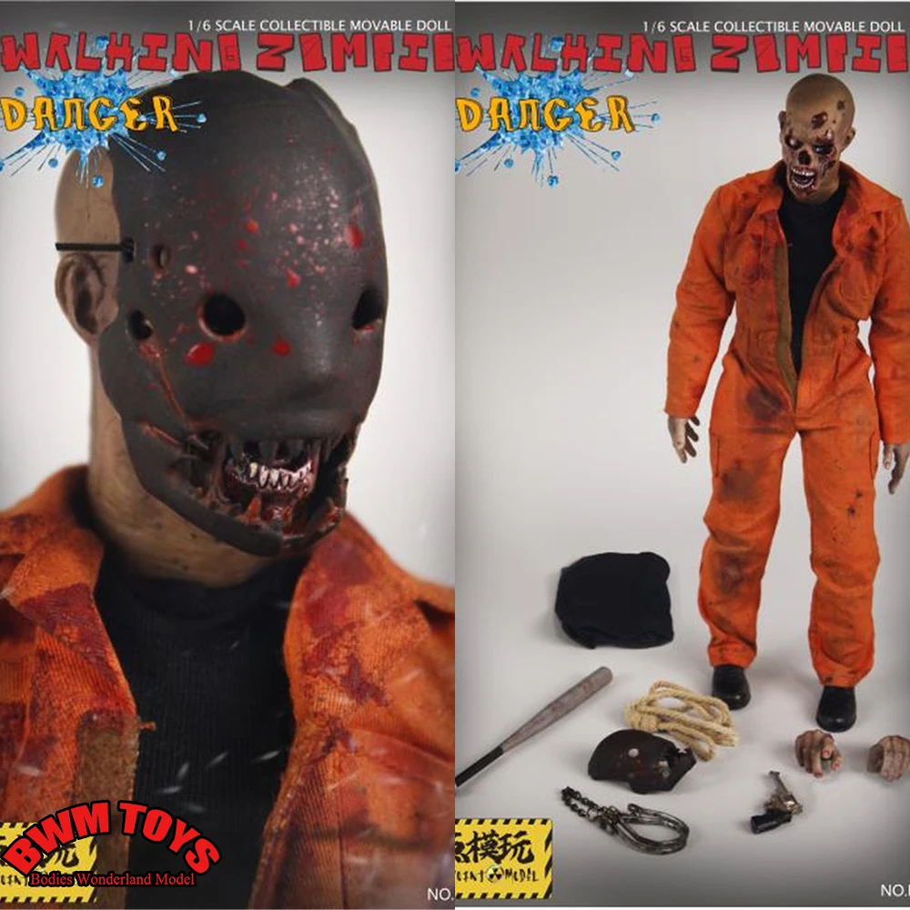 Original NO.FPJ-2011 1/6 Scale Collectible Prisoner Waking Zombie Dancer 12 inches Full Set Male Solider Action Figure Model