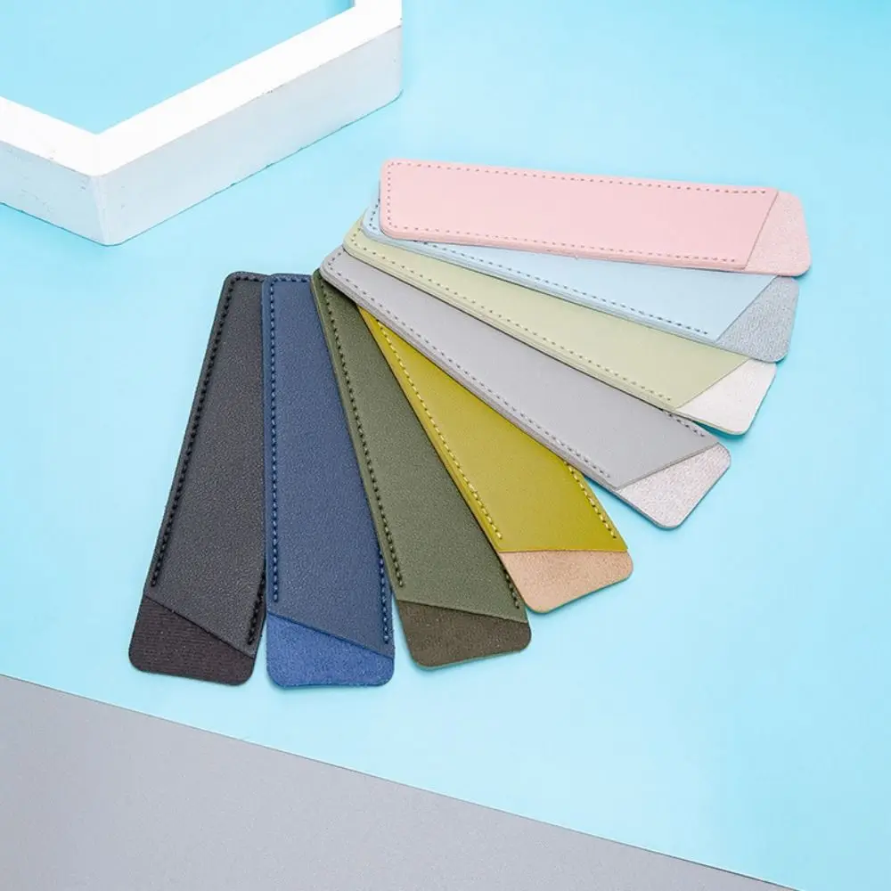 Pen Protection Cover PU Leather Leather Pencil Bag Holder Handmade Soft Vintage Pen Sleeve Pouch Exquisite Accessories