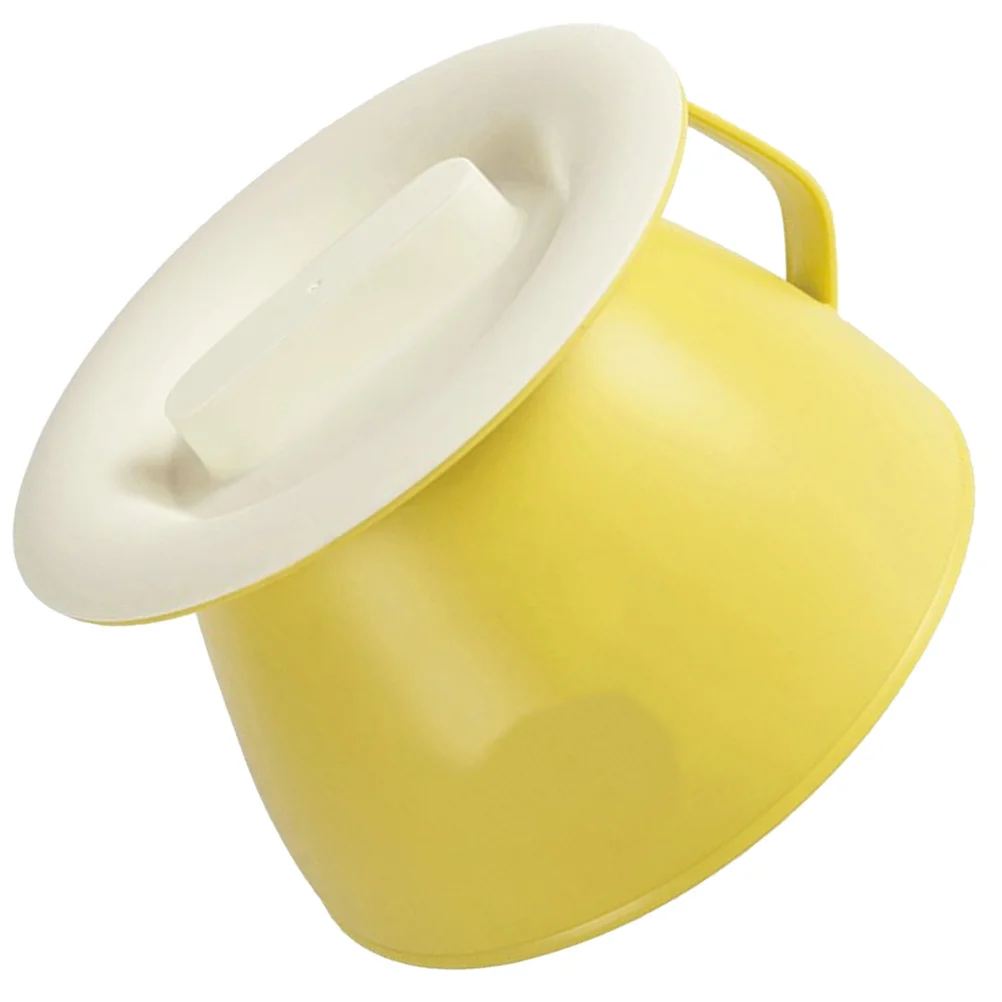 

Children'S Chamber Pot Plastic Portable Spittoon With Lid Urine Bedpan For Home Elderly Night Use Non-Slip Lightweight Durable
