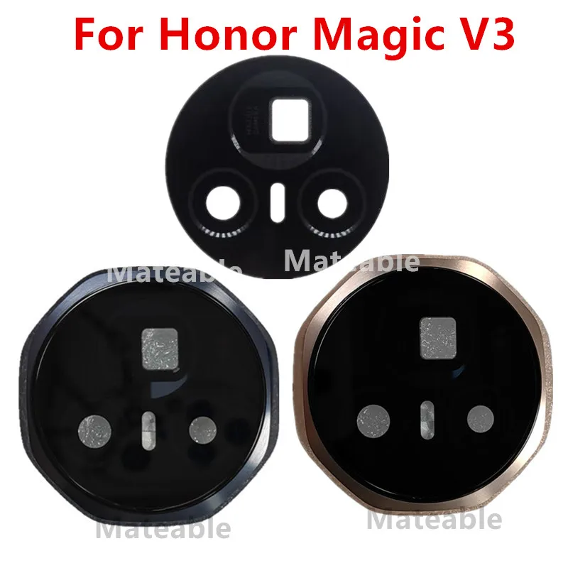 

MagicV3 V 3 для Honor Magic V3 объектив камеры с рамкой для ремонта стекла задний корпус замена запасных частей