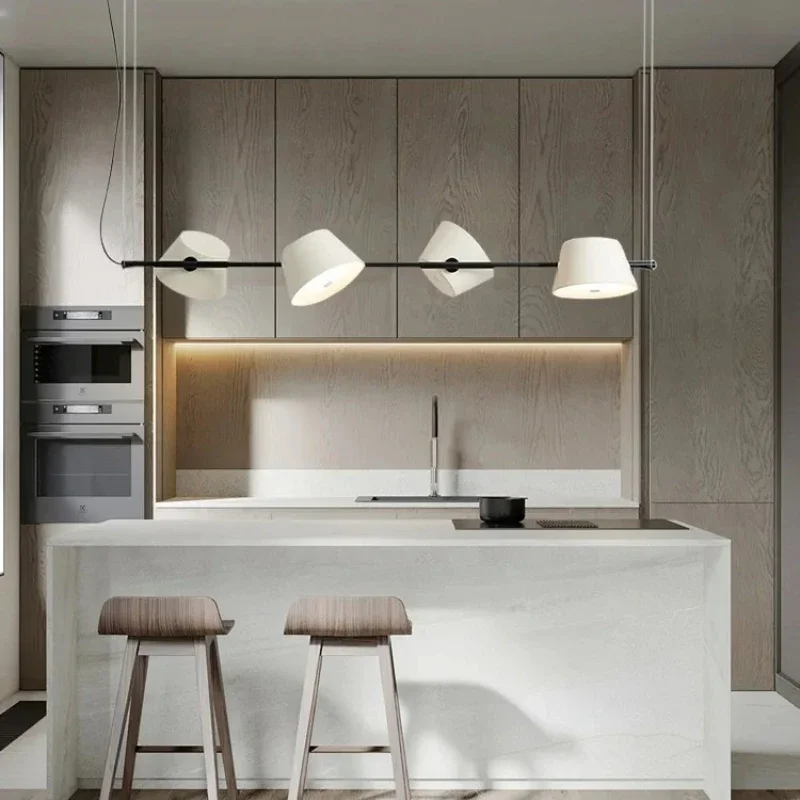 Nordic Creative Minimal White LED Pendant Light For Bedroom Room Restaurant Lobby Suspension Chandeliers Home Decor Indoor Lamps