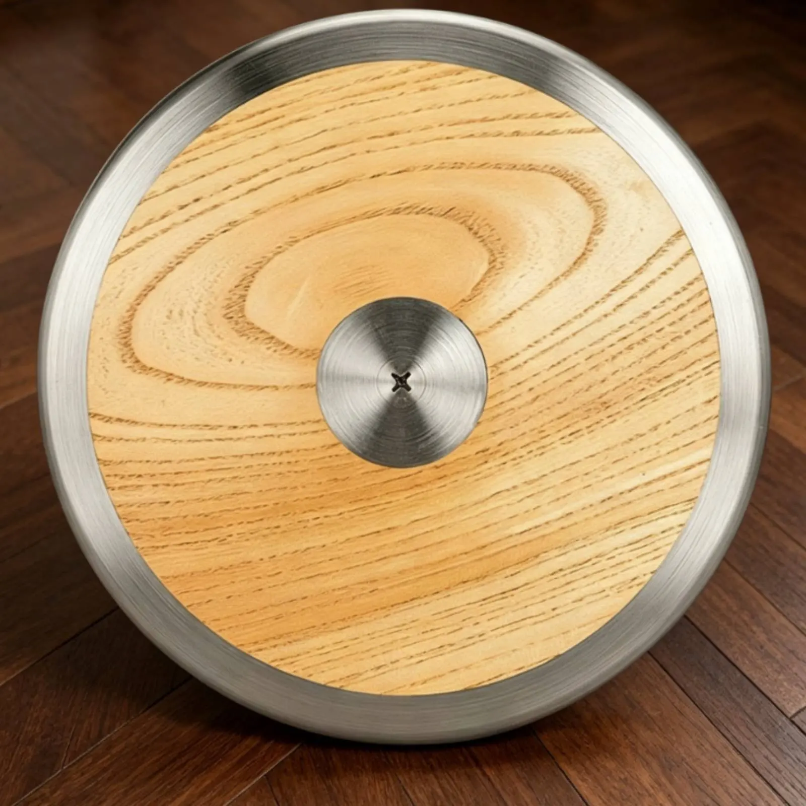 Wooden Training Throwing Disc Easy to Grip Track and Field Throwing Disc Solid Throwing Disc Beginner-Friendly Sports Equipment