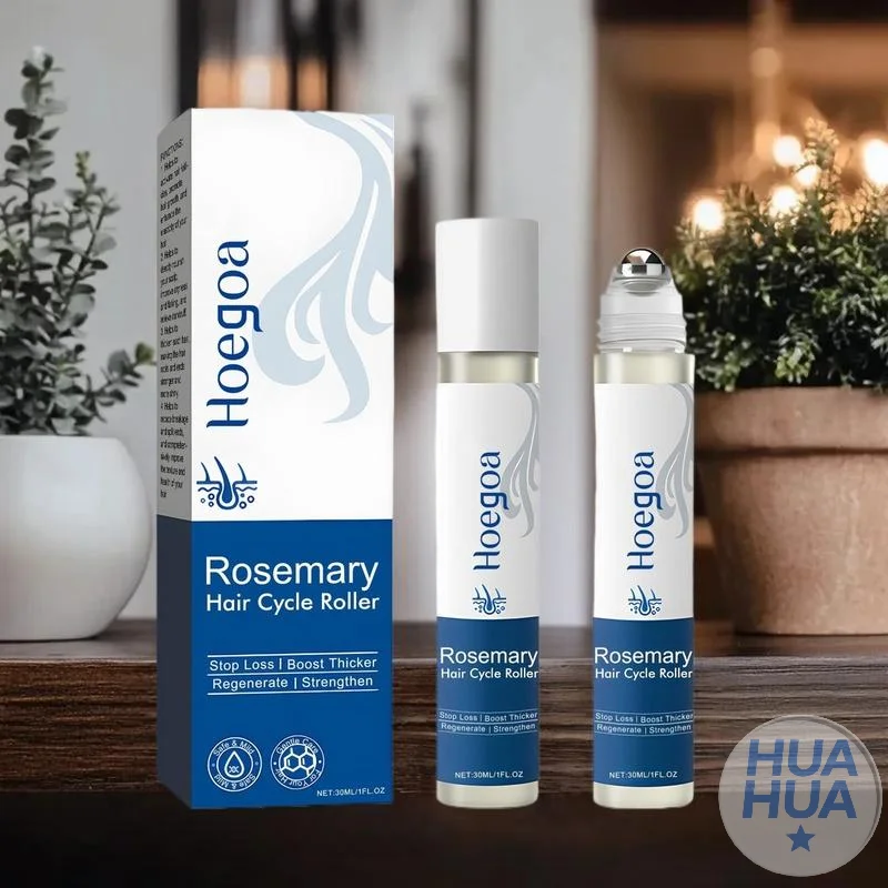 

Rosemary Hair Growth Roller Essence Improves Scalp Health Stimulates Follicle Activity Reduces Hair Breakage Increases Density