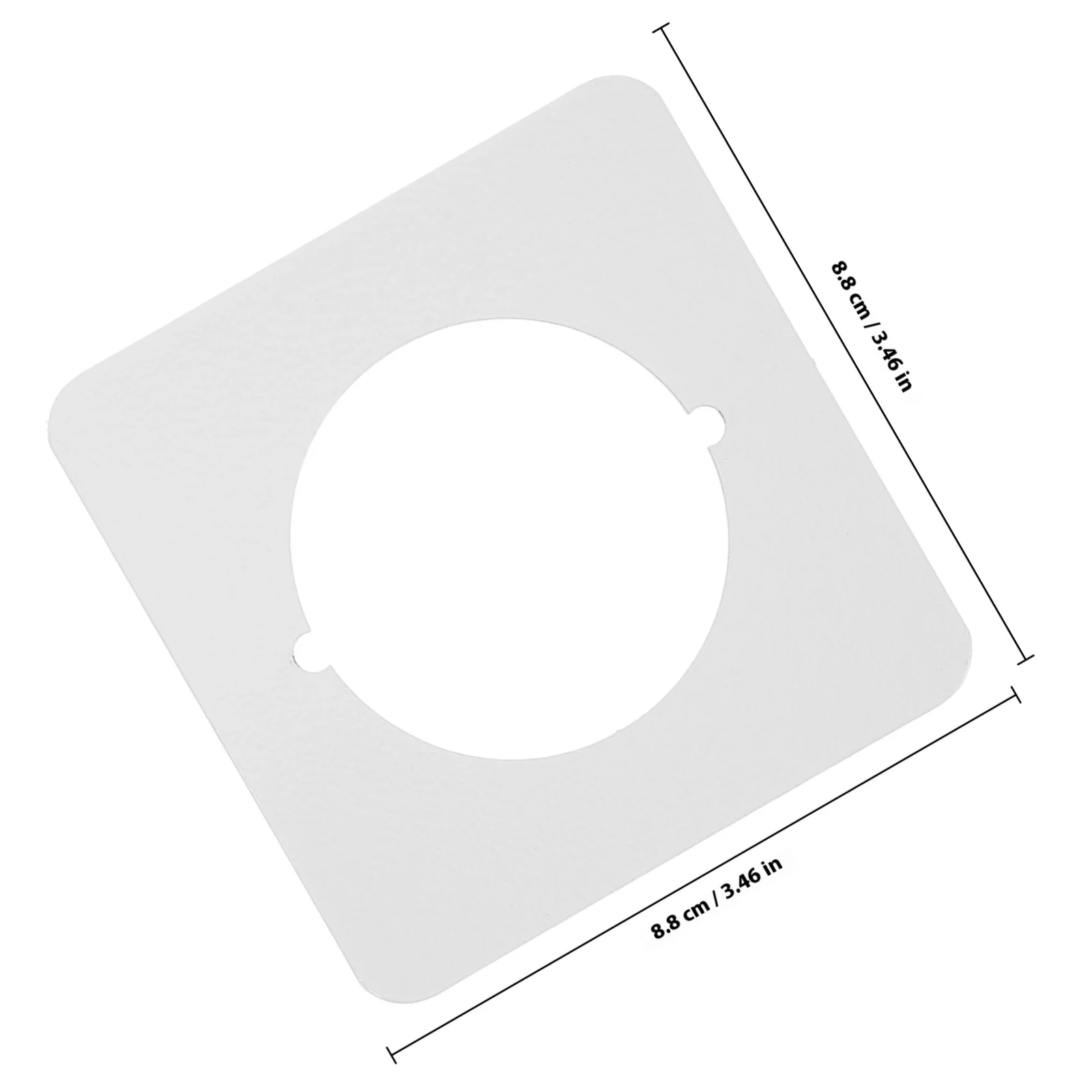 도어락 수리 플레이트 스테인리스 스틸 5.5cm 내경 헤비 듀티 보강재 도어 핸들 노브 고정용 무타공 설치