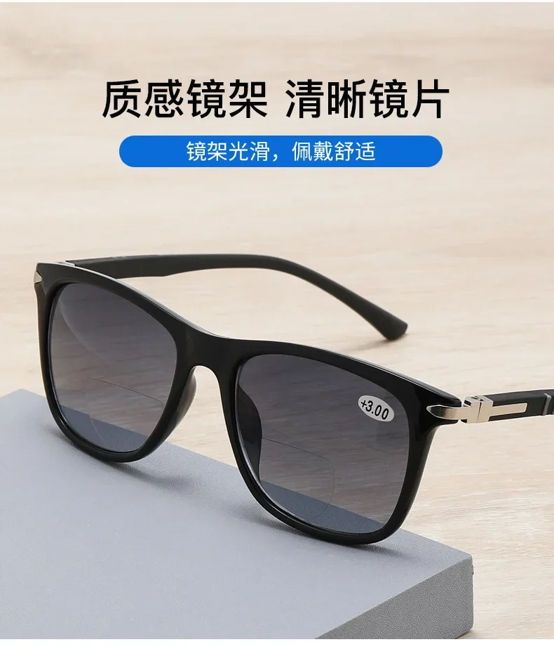 +1,0 ~ +3,5 Bifocus Presbyopie-Brille/Sonnenbrille, Unisex-Stil, UV-beständig, neu fertige Lesebrille – Detail 6